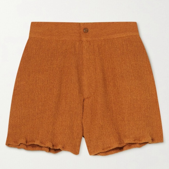 NWT Savannah Morrow The Label Vea Blouse and Verita Shorts in Papaya Size XS - Picture 9 of 13